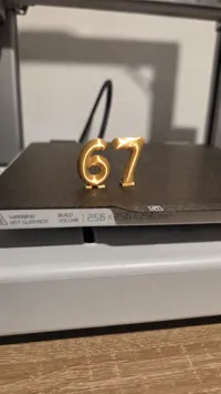 Numbers With Stand 5 - 9