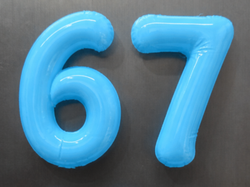 Balloon Numbers 0-9|Magnet,Stand,Keychain Versions
