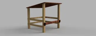 Reindeer stable / Rentier Stall