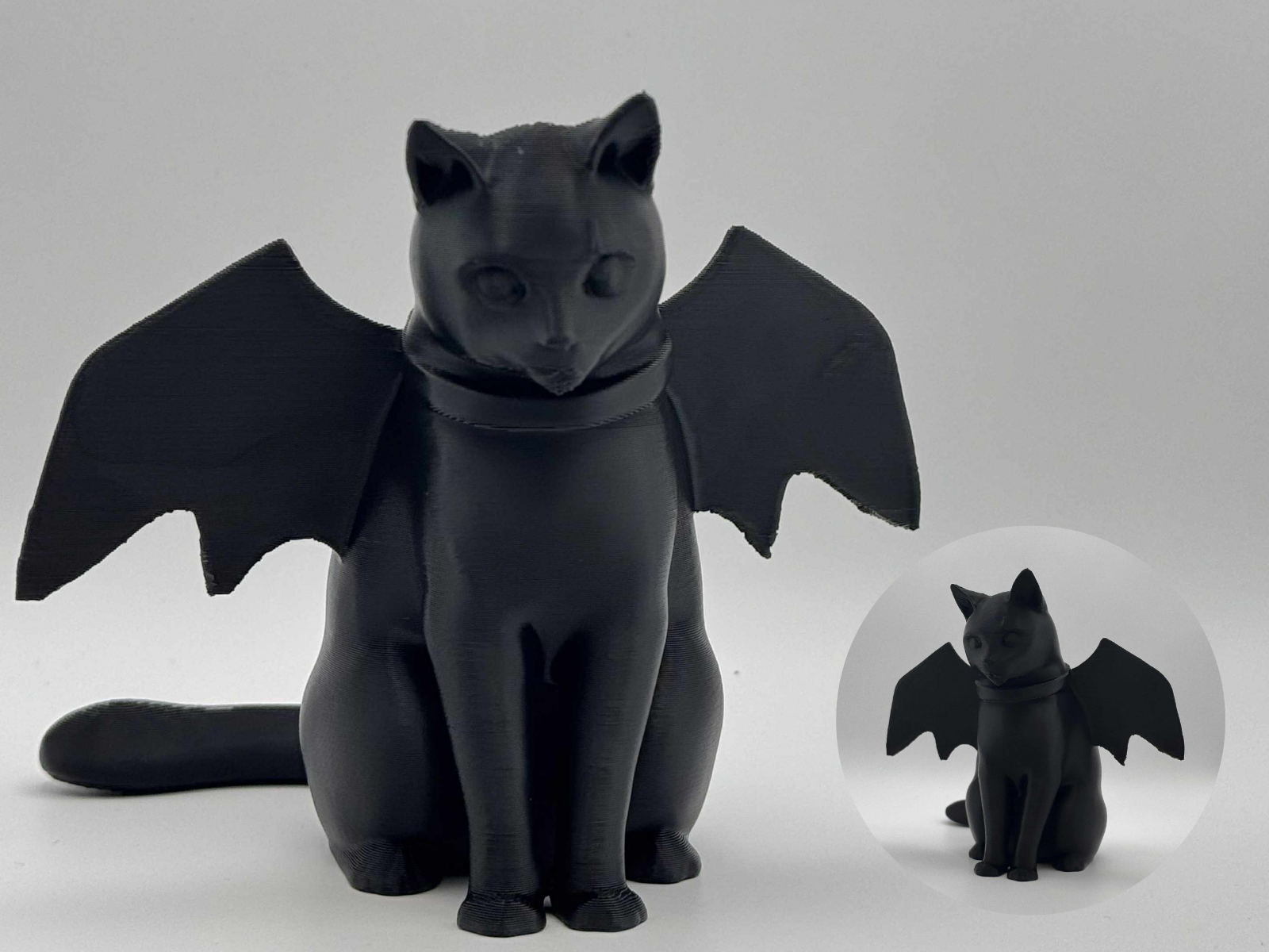 Bat Cat – Smooth Halloween Figurine