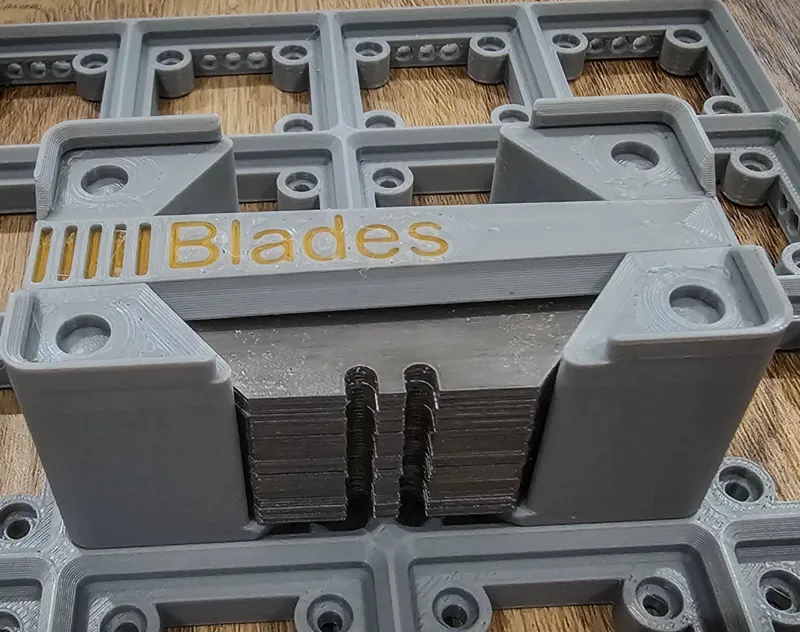 Gridfinity Utility Knife Blade Storage