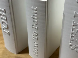 Book Paint Brush holder