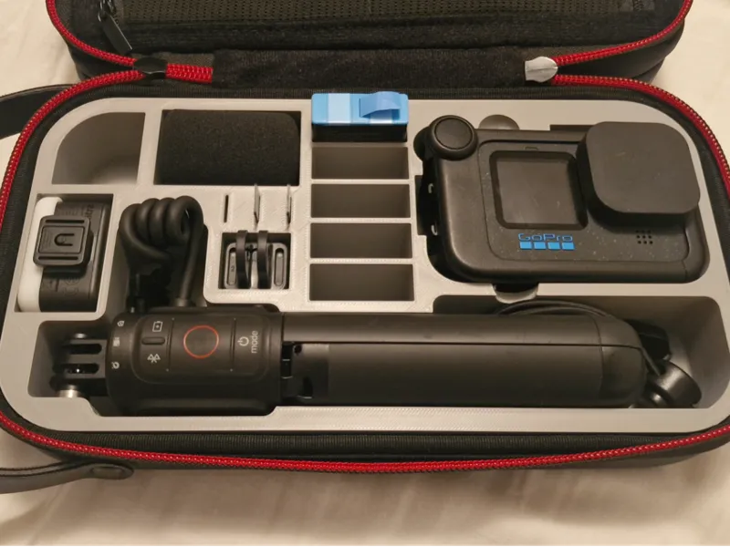 Inserto Gopro Creators en funda Telesin