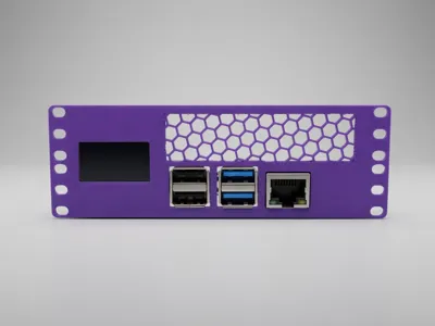 Mini Lab Rax 2U RPi-4 w/ OLED