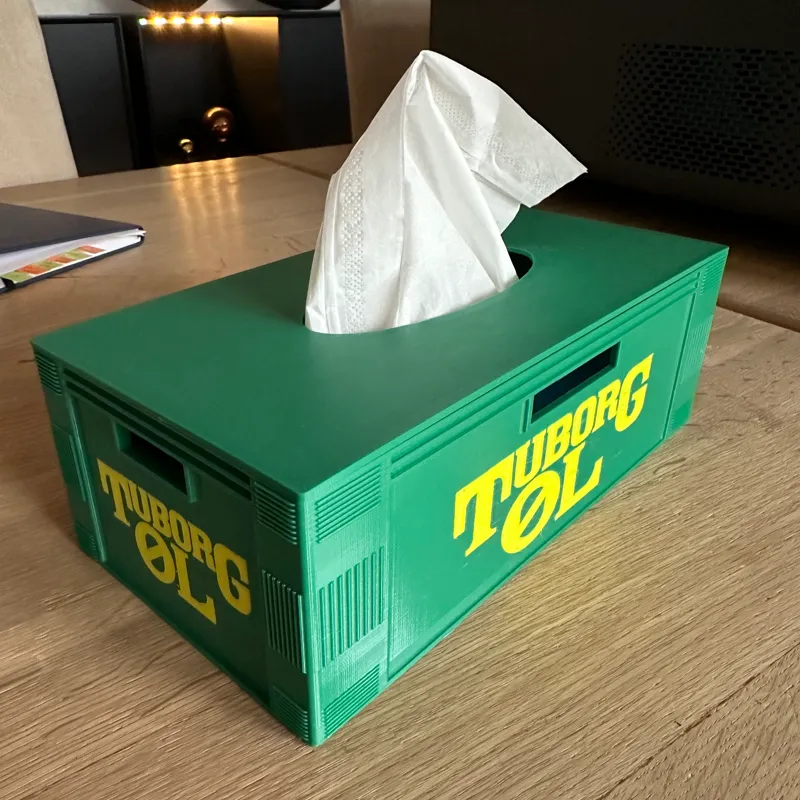 Kleenex box tuborg
