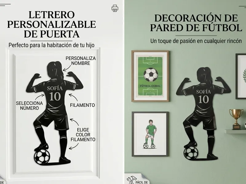 Letrero personalizable- Decoración de Pared/Puerta