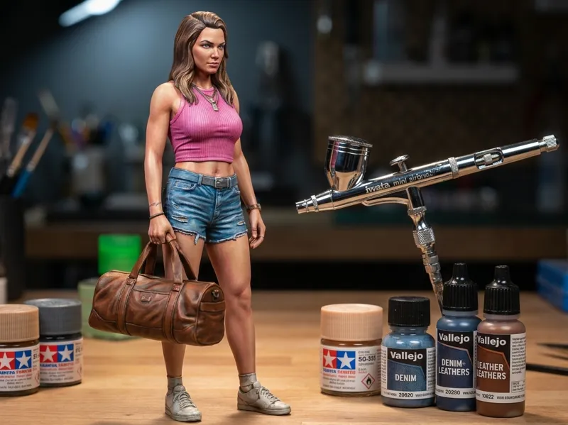Lucia GTA 6 Inspired Figurine