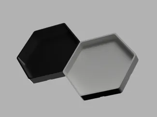 Linkable Hex Hive Tray – Modular Storage