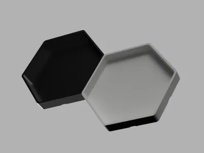 Linkable Hex Hive Tray – Modular Storage