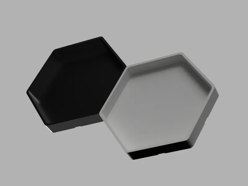 Linkable Hex Hive Tray – Modular Storage