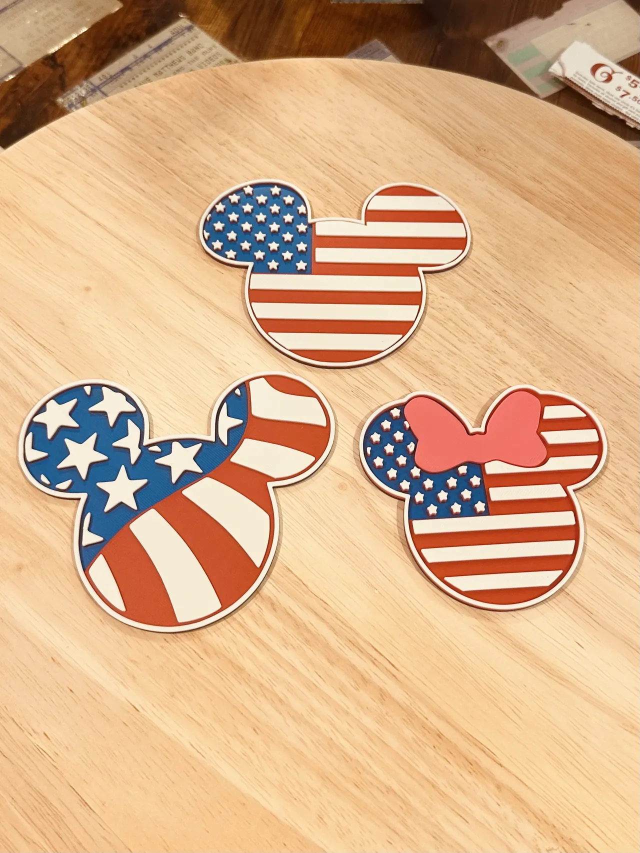 Mickey Minnie Disney America! - Earrings - Coaster view 3