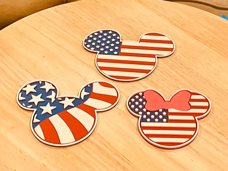 Mickey Minnie Disney America! - Earrings - Coaster