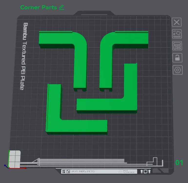 P1S and X1C Top Glass Lid Riser - Free 3D Print Model - MakerWorld