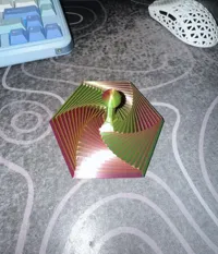 Fidget hexagonal à poignée — photo 3