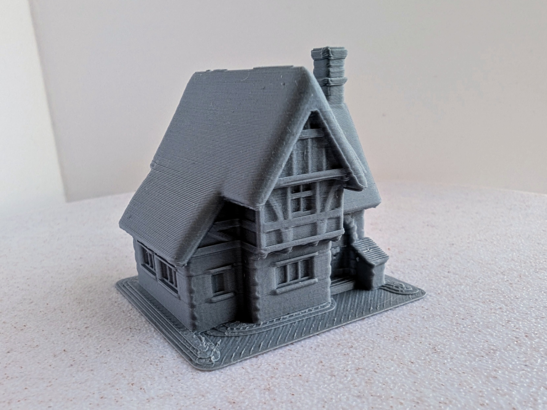 Medieval Tyrolean House miniature 027