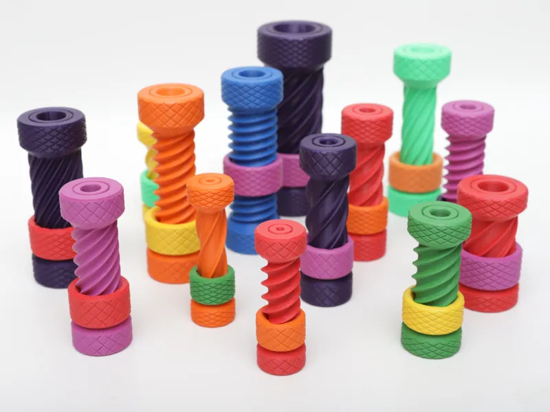 Threaded Screw Fidget Toy 01 (Parametric)