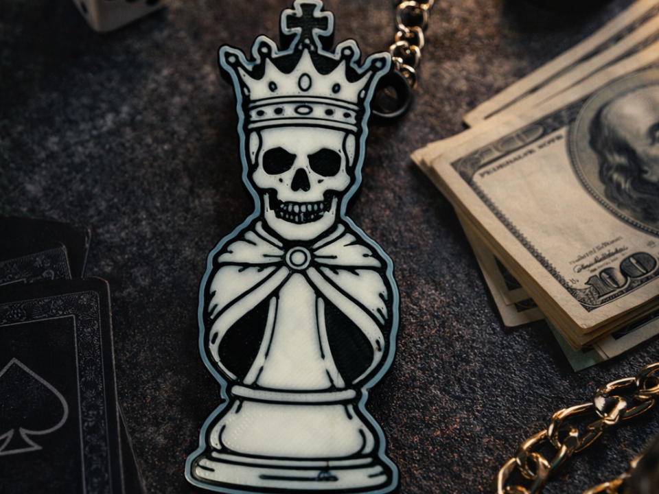 Skull King Keychain