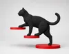 "Knitted" Balancing Cat Sculpture