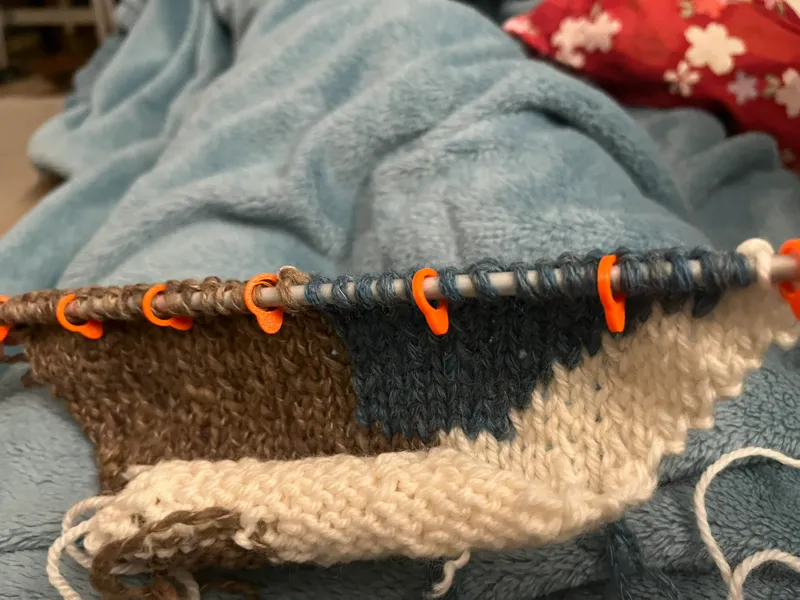Stitch markers for knitting and crochet