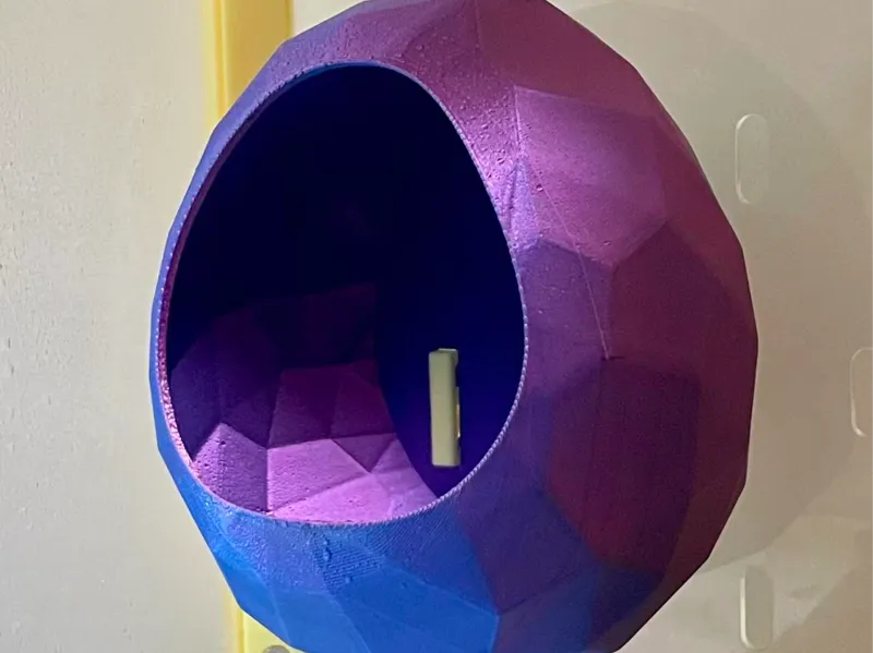 睫角爬宠蛋仔躲避 / egg-shaped reptile shelter