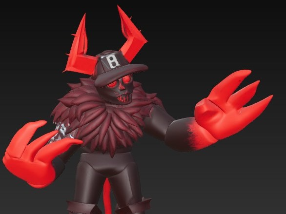 Guest 666 Forsaken Sixer Killer  Roblox H2C print