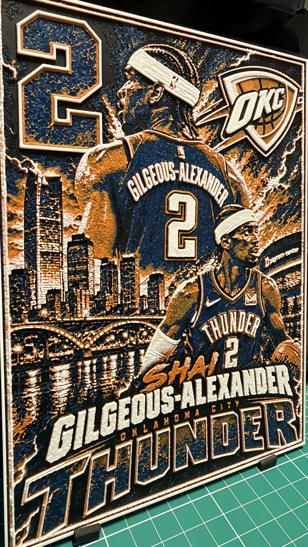 Shai Gilgeous-Alexander Poster - Free 3D Print Model - MakerWorld