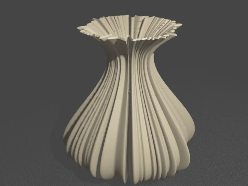 messy vase