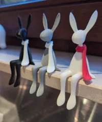 easter bunny ornaments 【split】 NO AMS