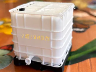 cisterna 1 m3 per cyberbrick model