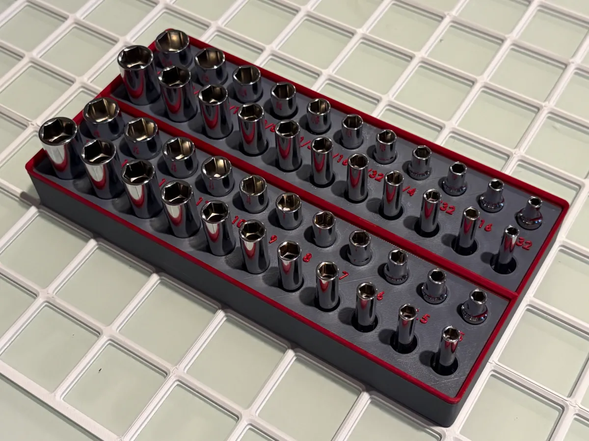 Bac Gridfinity pour douilles Icon 1/4