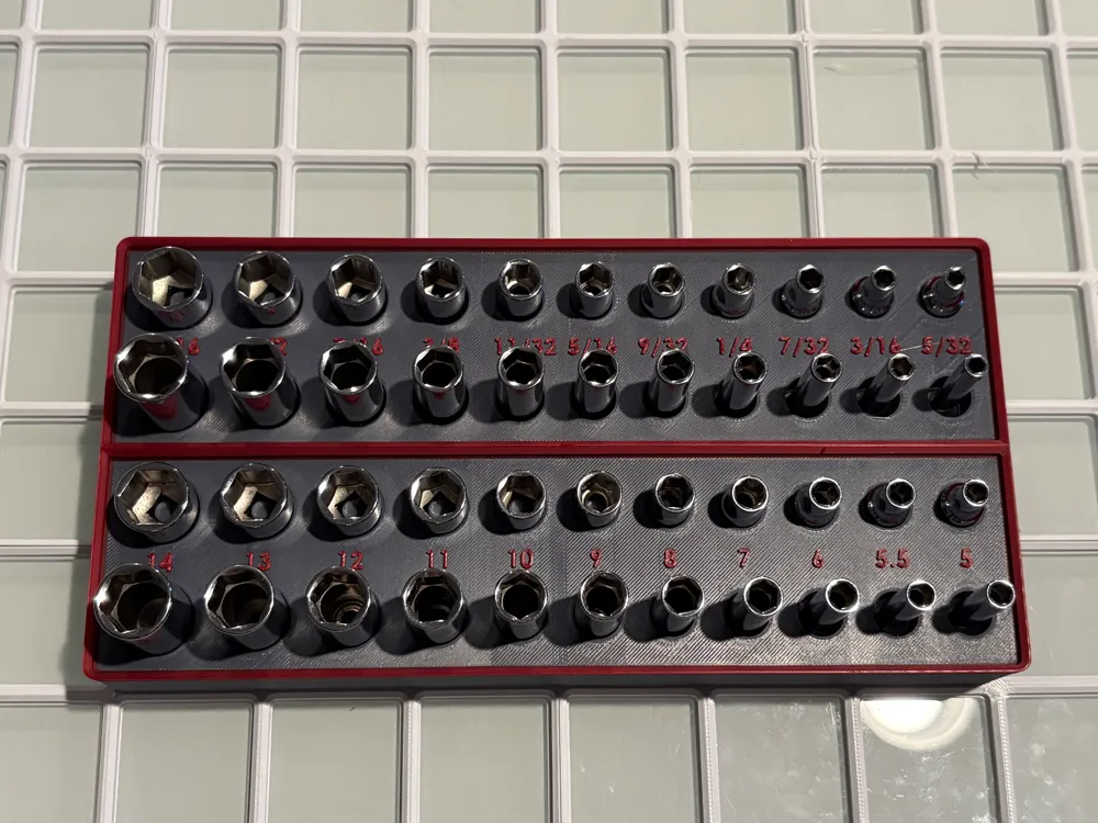 Bac Gridfinity pour douilles Icon 1/4