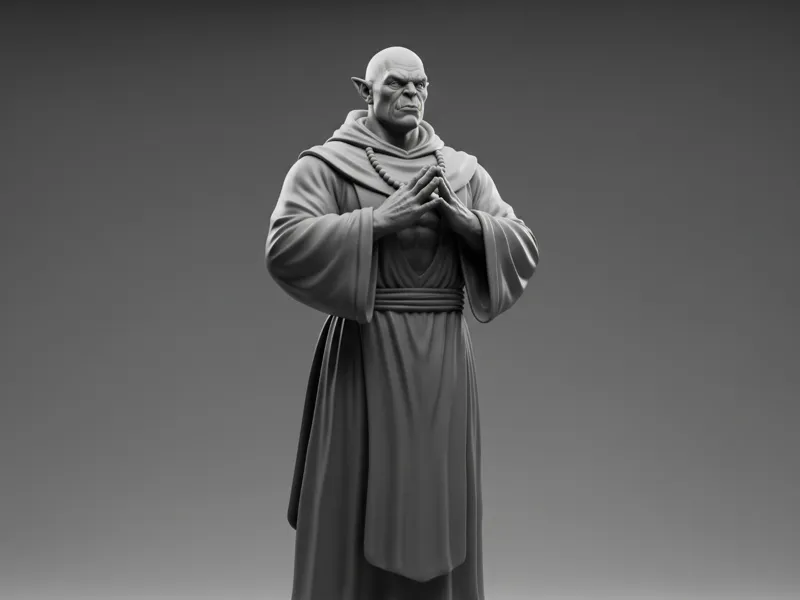 Orc Monk DND figure!