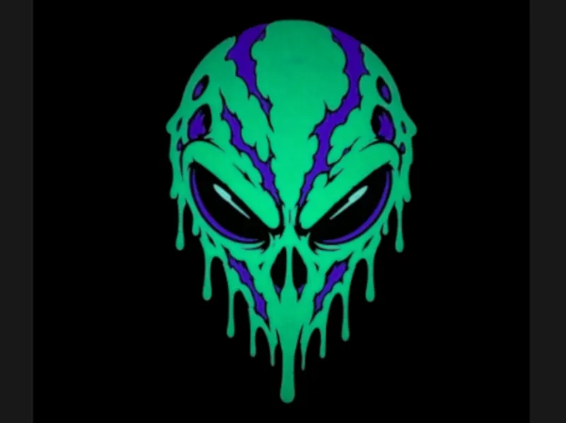 Corrupted Alien - Wall Art