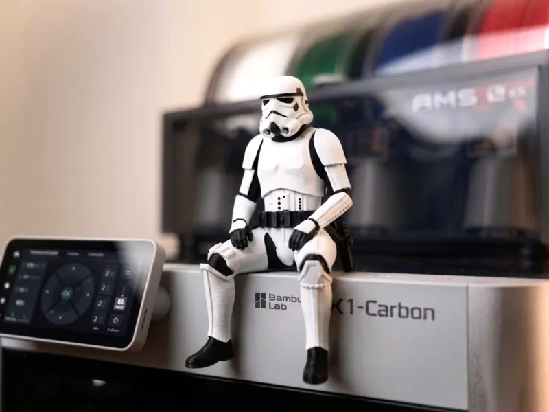 Sitting Stormtrooper- Star Wars