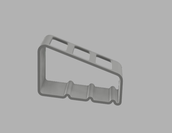 Miniatura 1 do modelo 3D Customizable Remote Control Holder