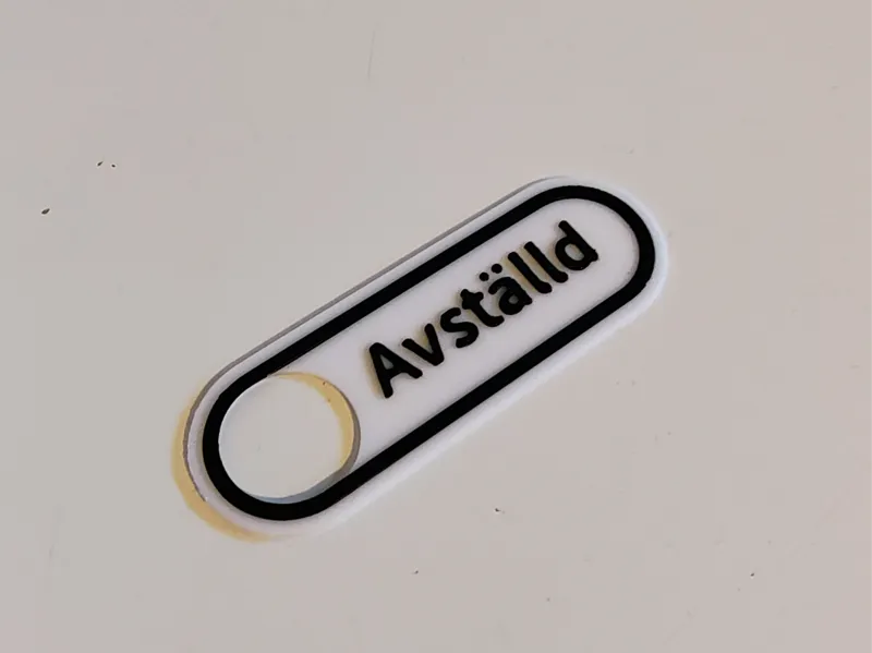 Avställd keychain