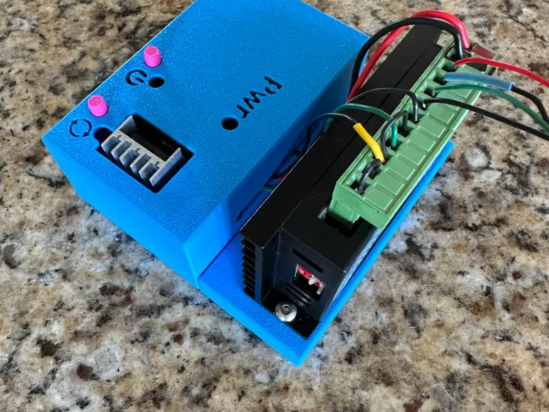 Stepper Motor Driver Case with snap-on lid