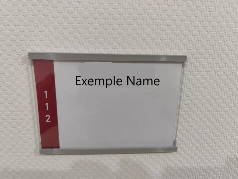 door sign