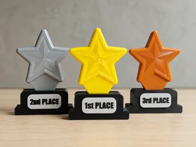 Competition Star Trophy Set