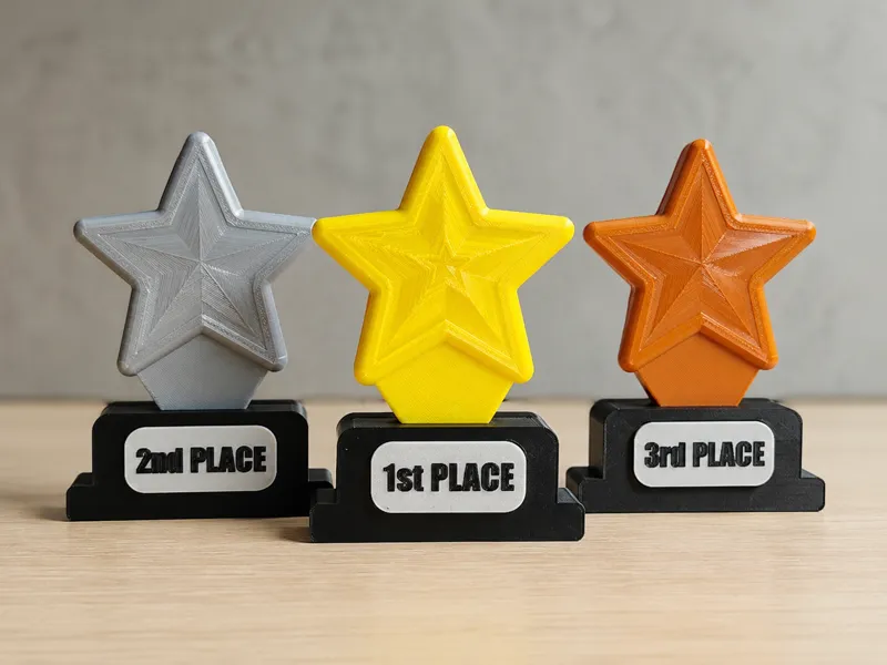 Competition Star Trophy Set