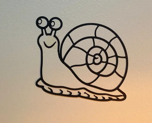 Escargot — décoration murale