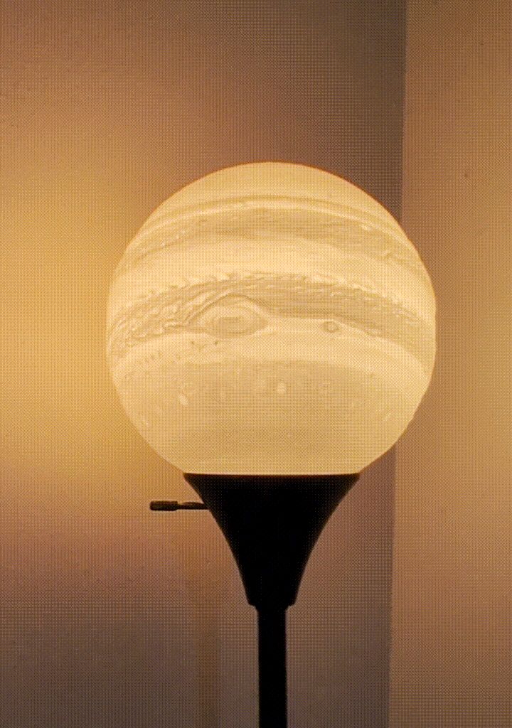 Jupiter Lithophane (A1 Mini, 87% scale) - remix