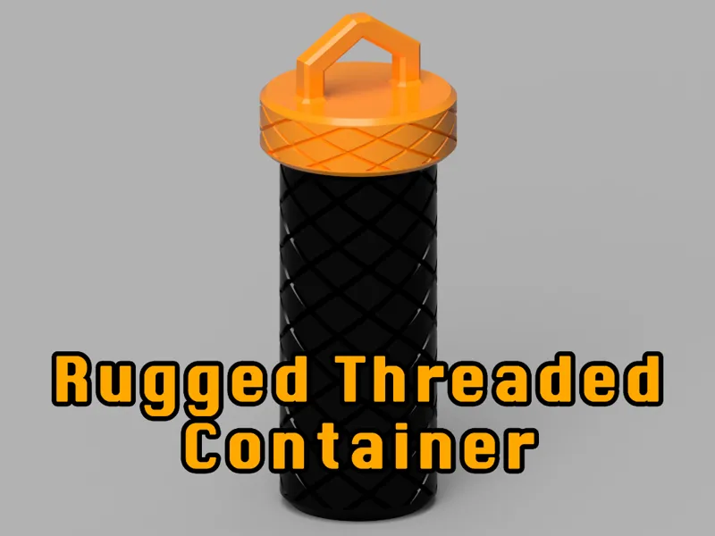 XL Rugged Threaded Container