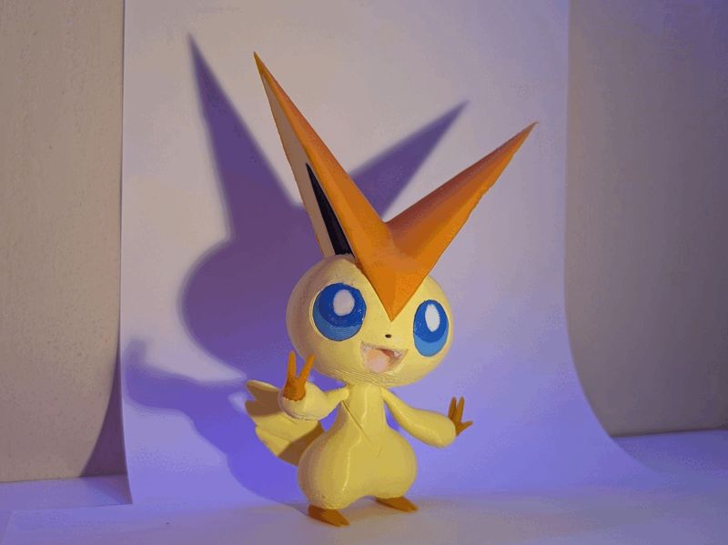 Victini Pokemon Multicolor Multipart NO AMS