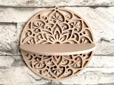Mandala Wall Shelf