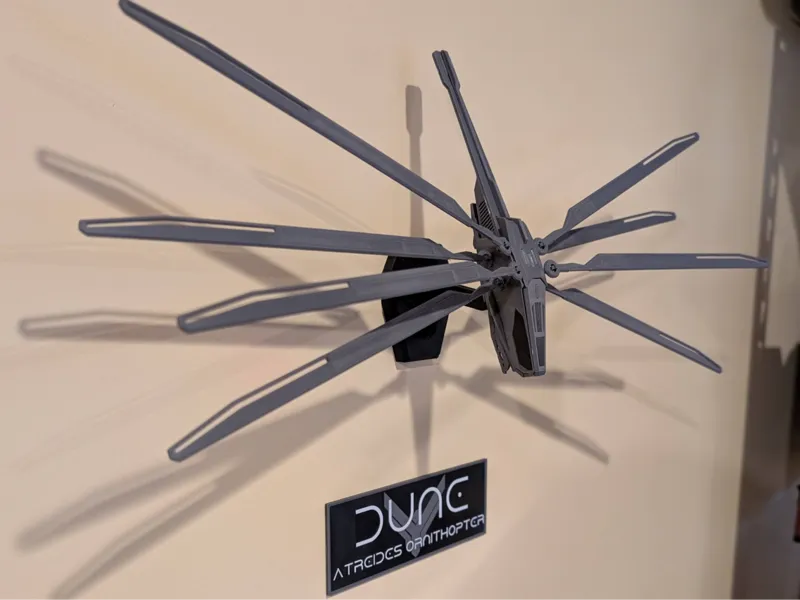 House Atreides Ornithopter Wall Mount