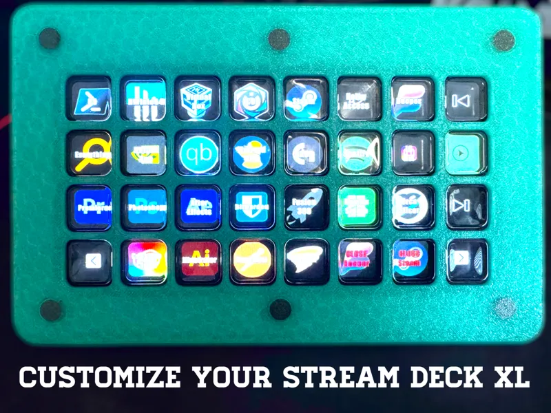 Stream Deck XL - Magnetic Faceplate