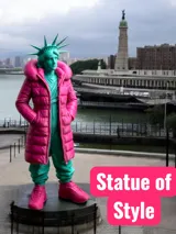 Фигурка Statue of Liberty в уличен стил
