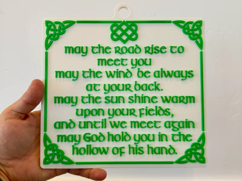 Irish Prayer Sign