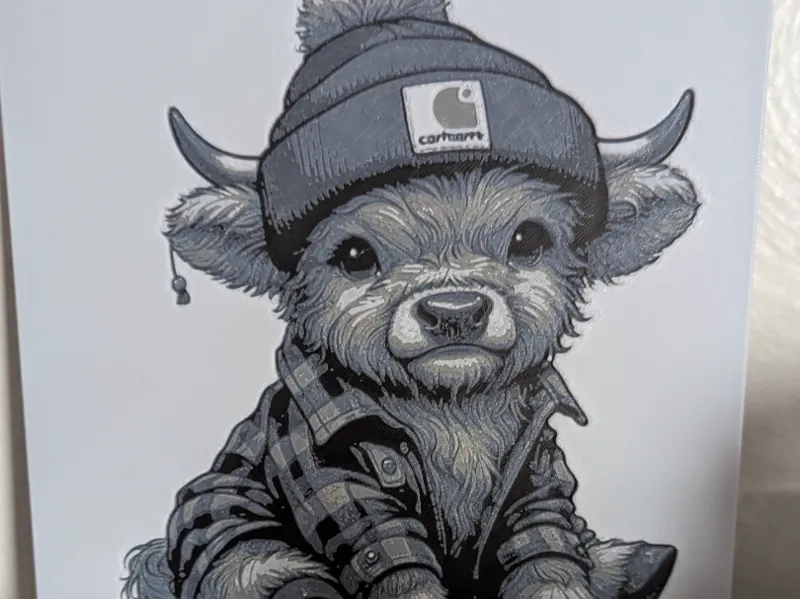 highland cow hueforge